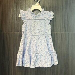 Janie and Jack barely worn 2T Baby blue eyelet dress